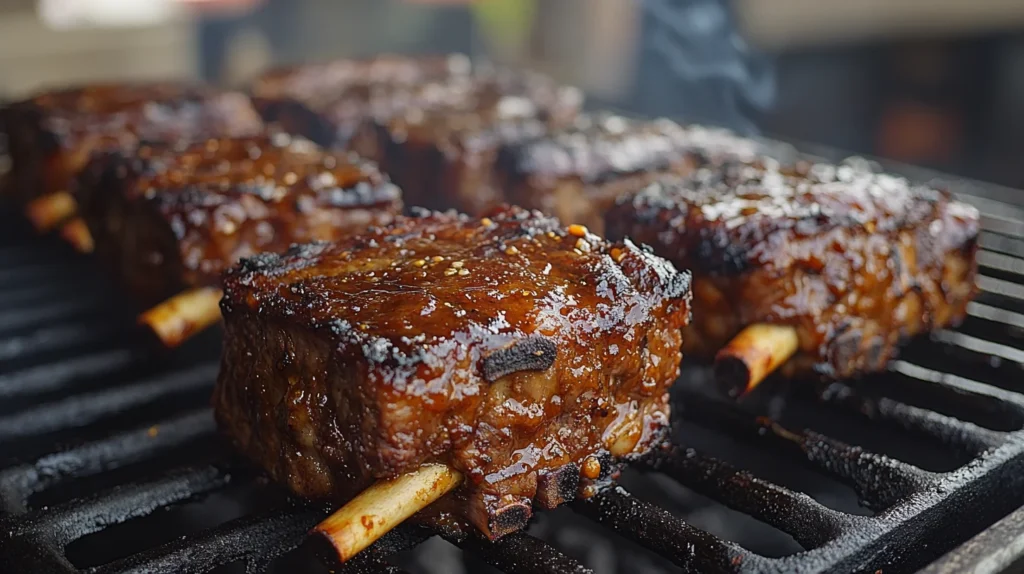 Grilled boneless short ribs