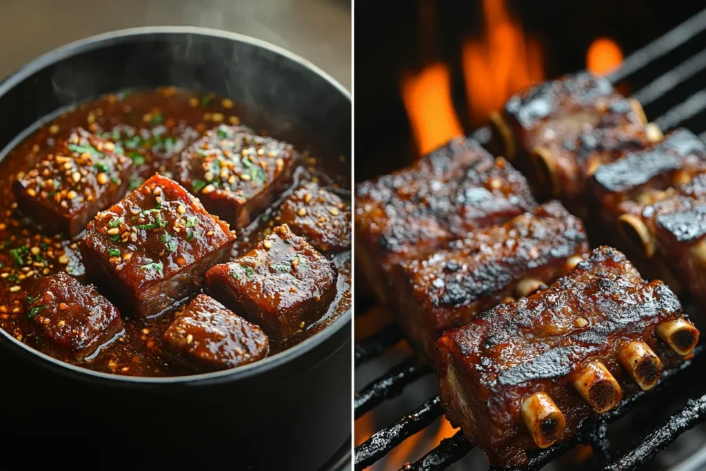 raising short ribs and grilling boneless beef ribs