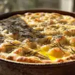 Why Do You Put Oil Instead of Butter in Bread? 11 Golden-brown focaccia topped with rosemary and sea salt.