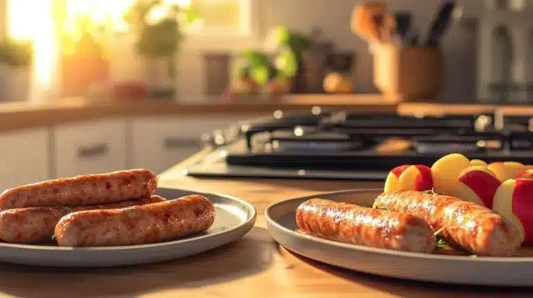 Is Chicken Apple Sausage Healthier Than Regular Sausage? 6 Comparison of chicken apple sausage and regular sausage.