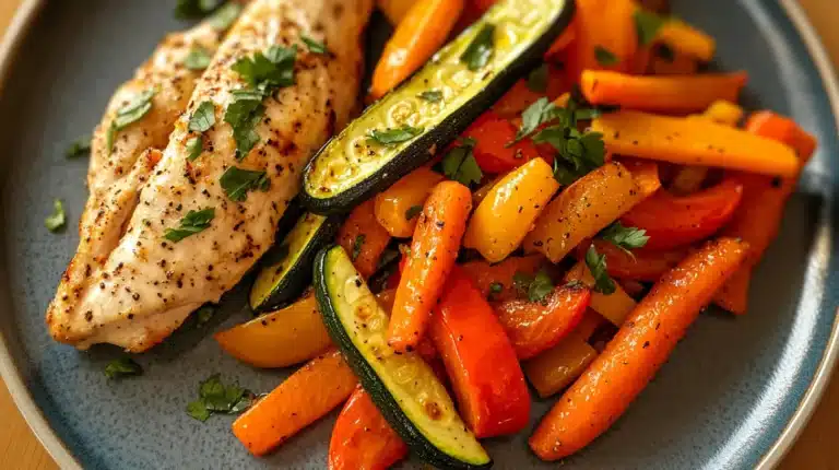 Chicken Bryan Recipe â A Flavorful Delight Youâll Love to Try 8 Roasted vegetables served with Chicken Bryan