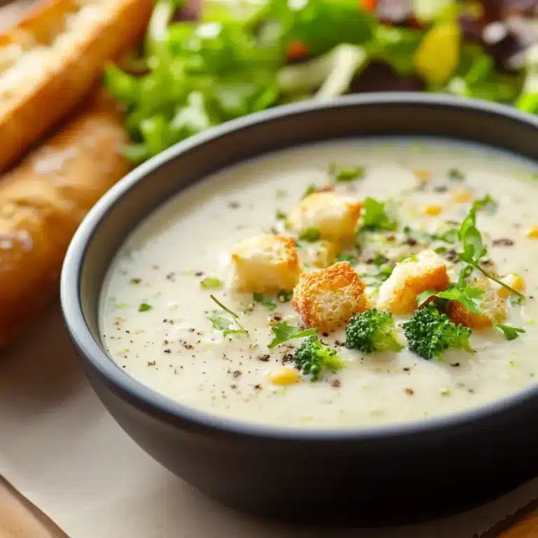 What Are the Soups at Panera? A Complete Guide to Panera Bread’s Delicious Soups 10 Panera soup and salad combo with Broccoli Cheddar Soup.