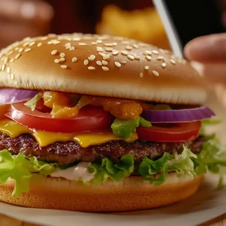 Does Burger King Sell Salads Anymore? 9 A customer reading Burger King salad reviews on a smartphone.