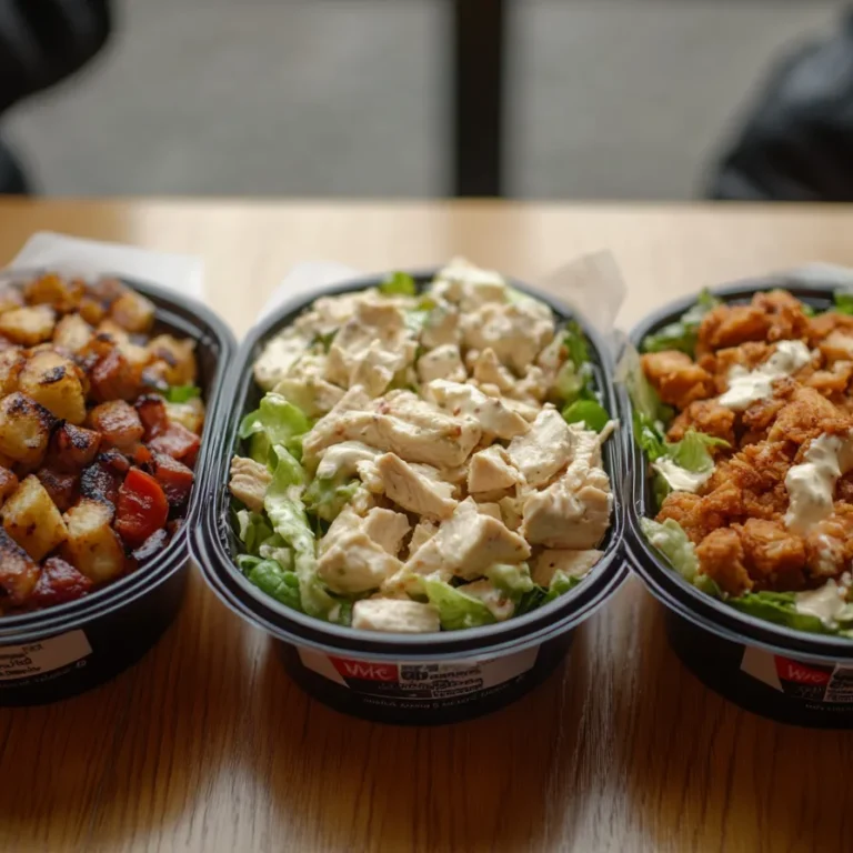 Fast-food Chicken Caesar Salad alternatives from Wendy’s, KFC, and Panera