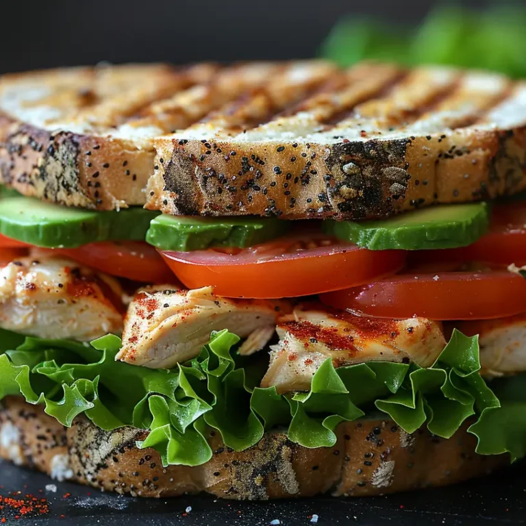 Shredded Chicken Sandwich Recipe 7 Shredded chicken sandwich with avocado