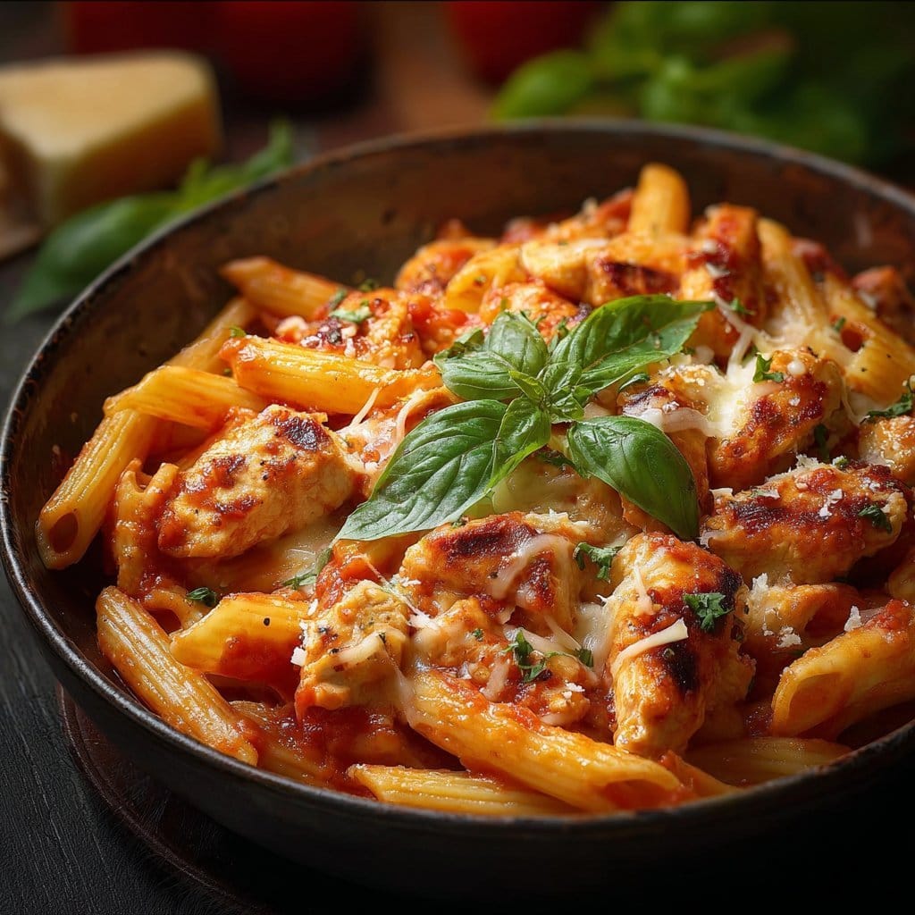 One-Pot Chicken Parmesan Pasta 5 One-Pot Chicken Parmesan Pasta