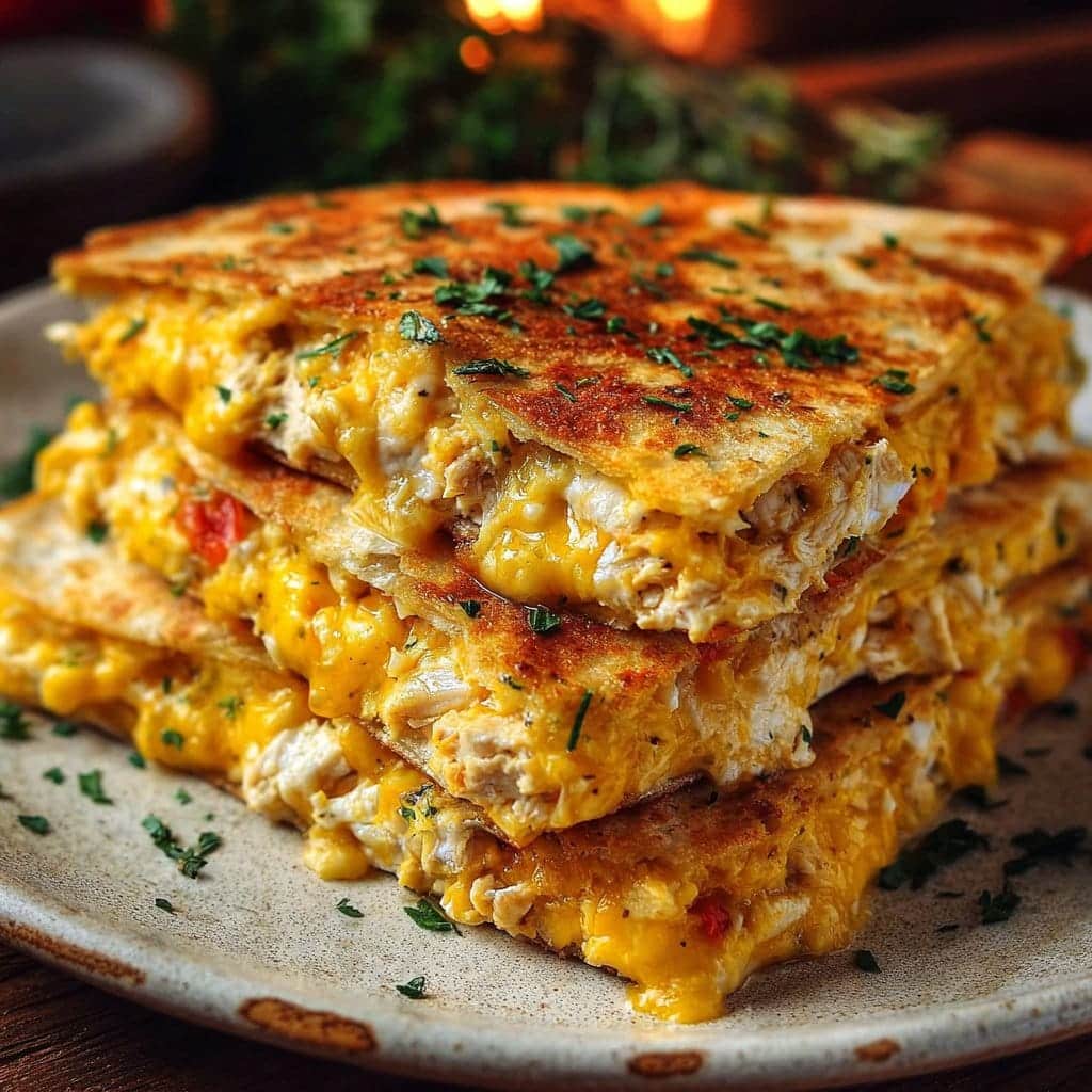 Baked Chicken Quesadillas 6 Baked Chicken Quesadillas