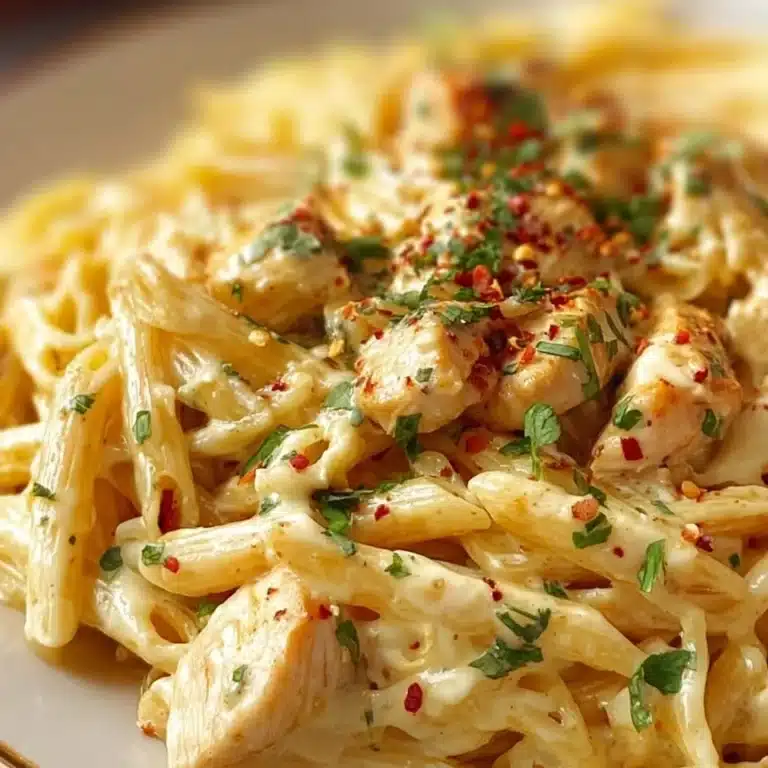 Garlic Parmesan Chicken Pasta 9 Delicious Garlic Parmesan Chicken Pasta served in a bowl