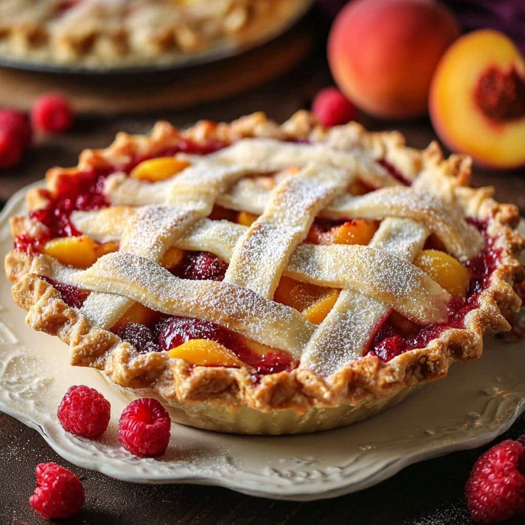 Raspberry Peach Pie 5 Raspberry Peach Pie
