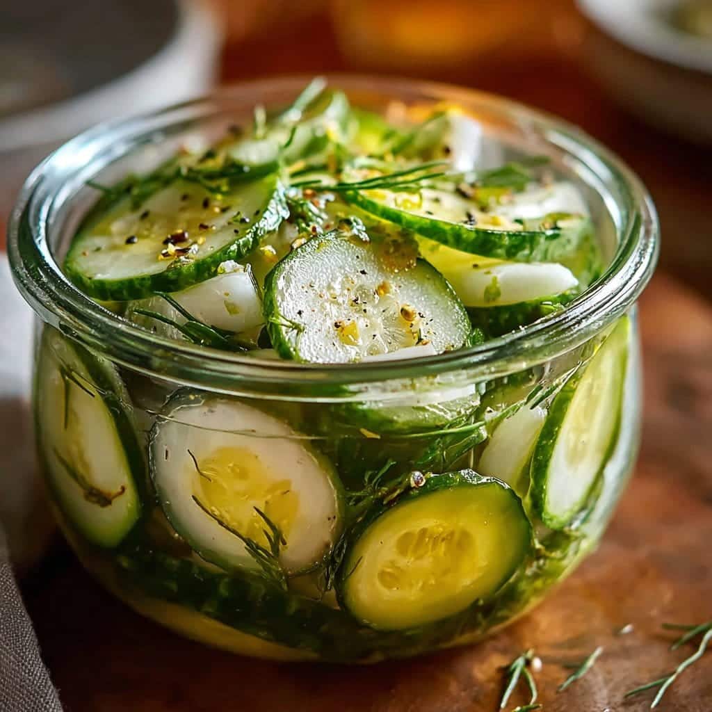 Pickle Juice Ranch Cucumber Salad 6 Pickle Juice Ranch Cucumber Salad