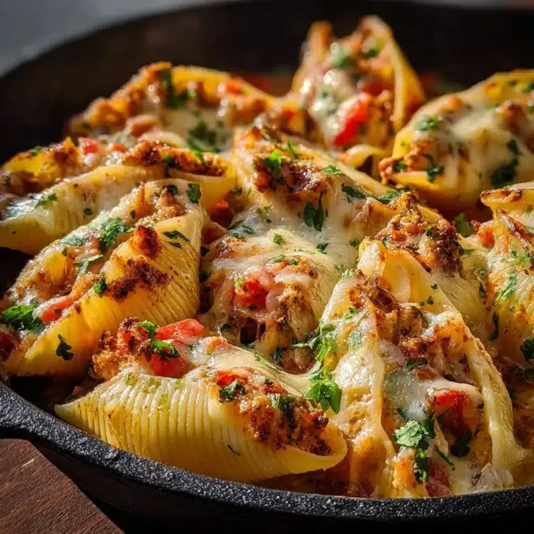 Creamy Cajun Chicken Stuffed Shells Recipe You'll Crave 13 Creamy Cajun chicken stuffed shells topped with cheese and herbs