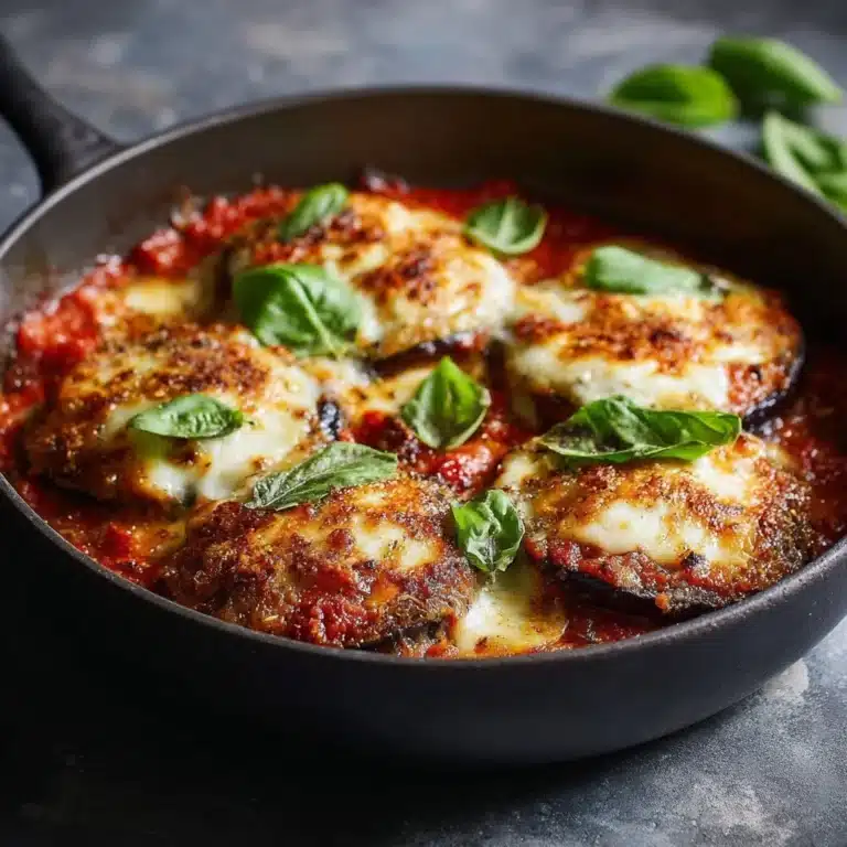 Italian Eggplant Parmigiana 13 Delicious Italian Eggplant Parmigiana with layers of cheese and marinara sauce